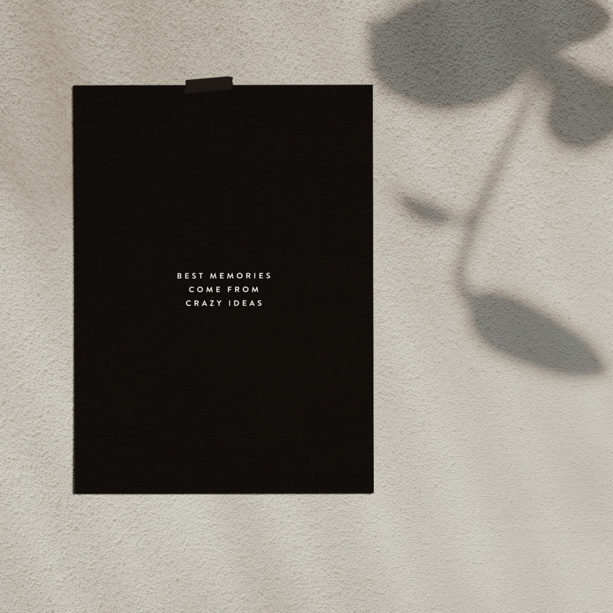 Love is the new black — Poster "Memories", Din A4 Format SALE