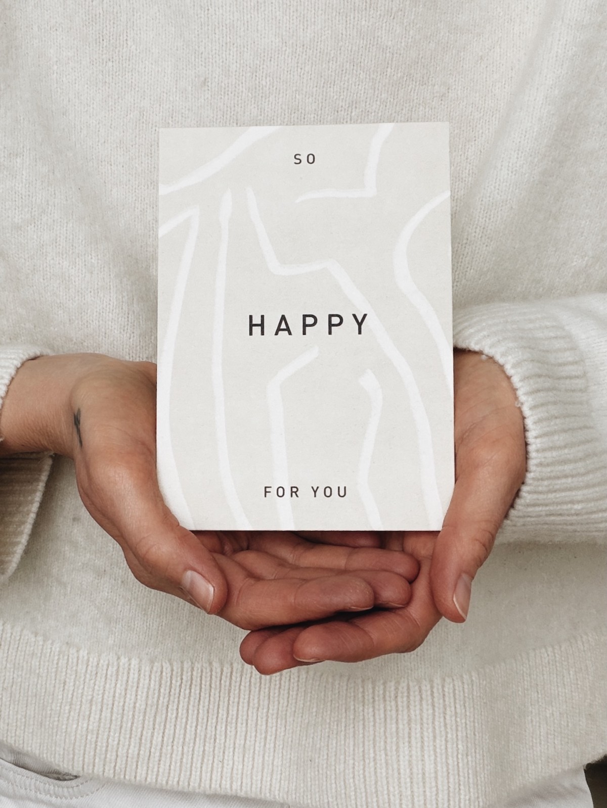 Postkarte - SO HAPPY FOR YOU / OAY.PAPER