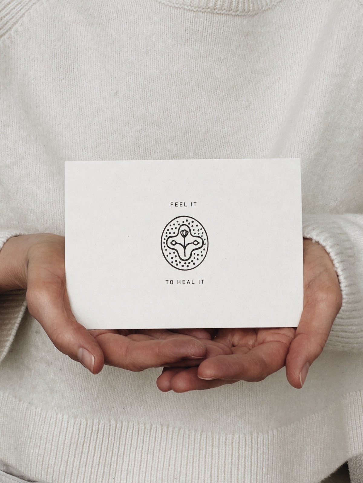 Postkarte - FEEL IT TO HEAL IT / OAY.PAPER