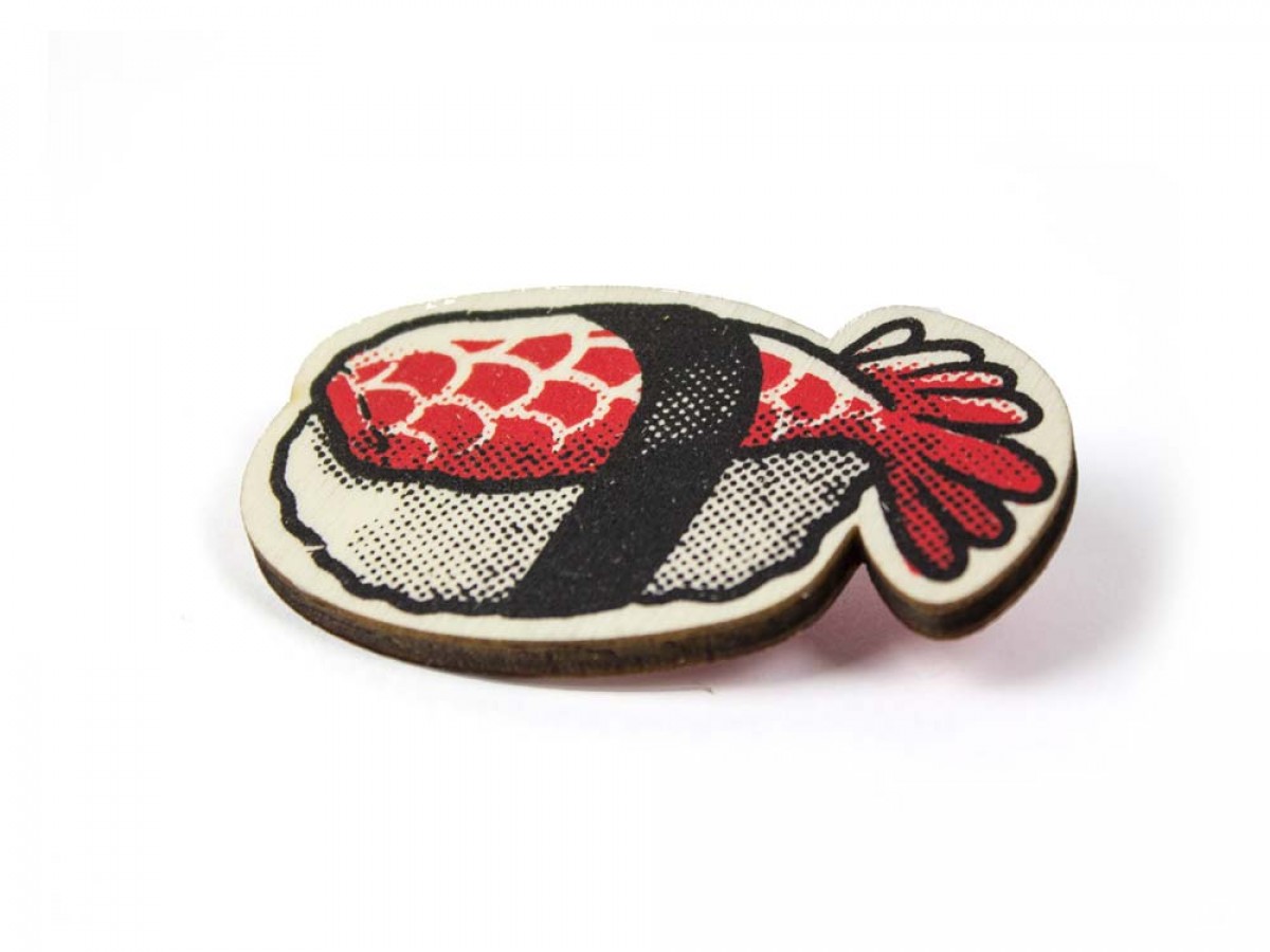 Martin Krusche - Woodpin »Prawn Nigiri«