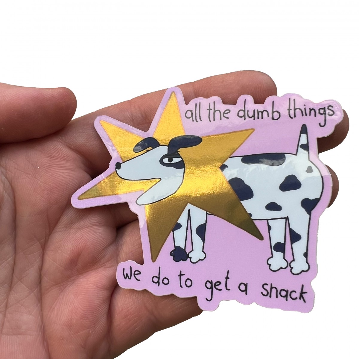 The Naughty District - Sticker »Das kostet ein Leckerli«
