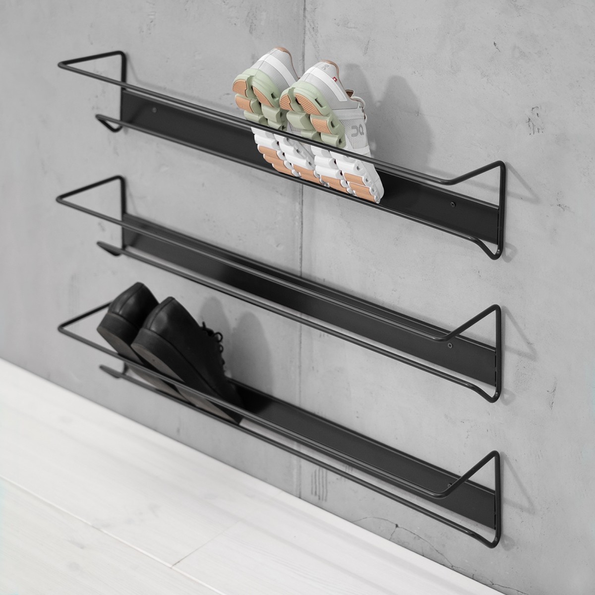 AIRO Schuhablage 100cm Schwarz | Result Objects