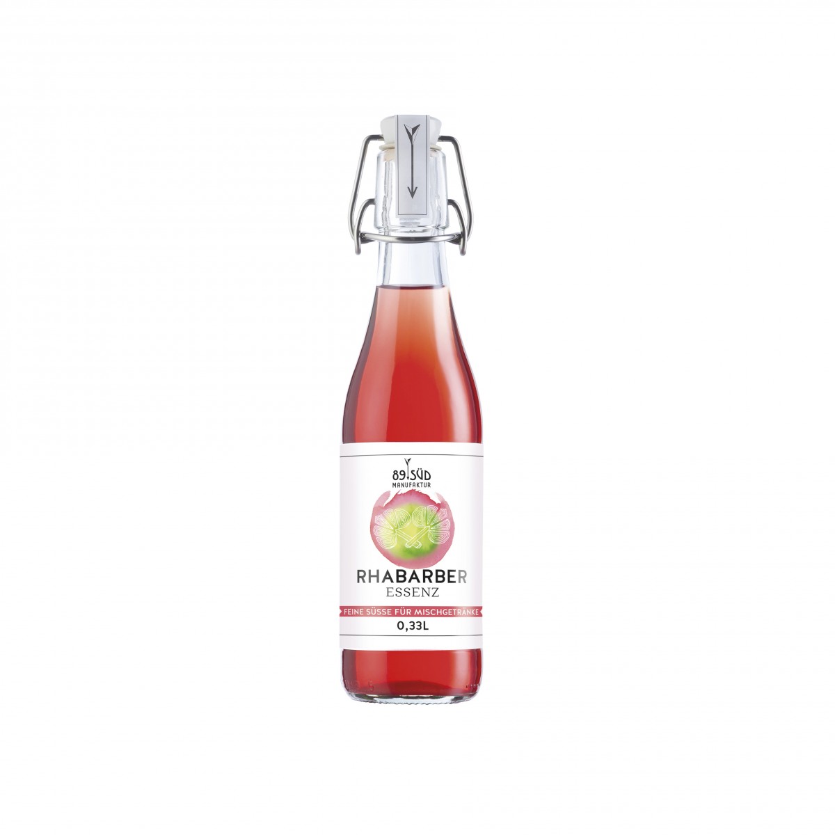 Bio Rhabarber-Sirupessenz (330ml) von 89Süd Manufaktur
