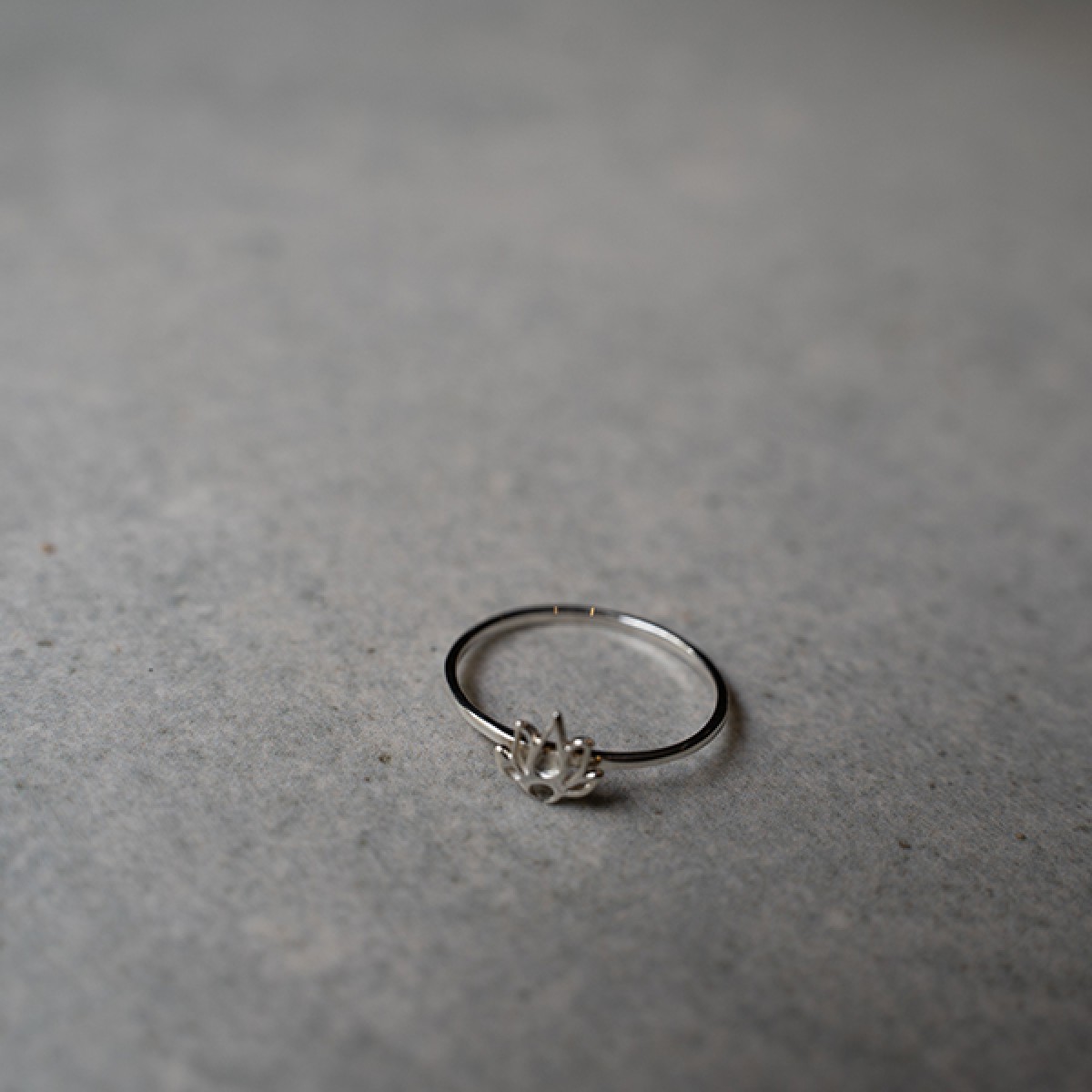 Ring Lotusblume Silber Fünf Clothing