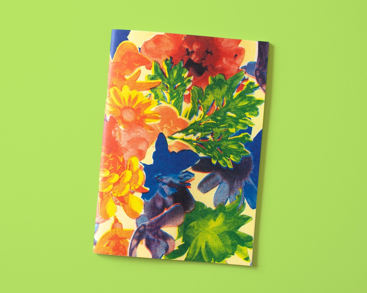 Notizheft A5 Riso flowers // Papaya paper products