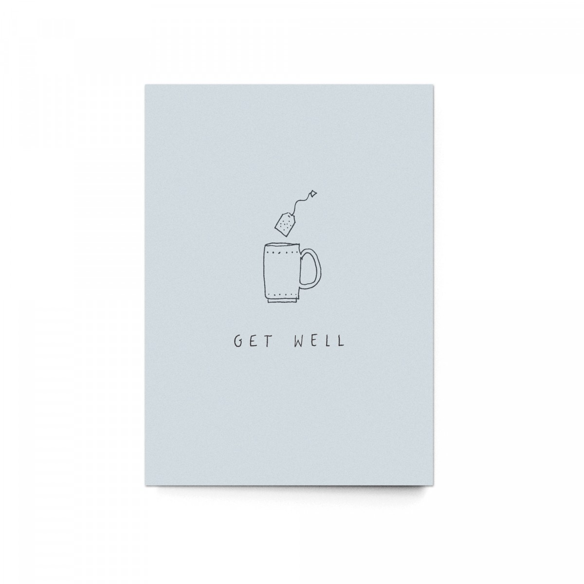 sonst noch was? Postkarte "Get well"