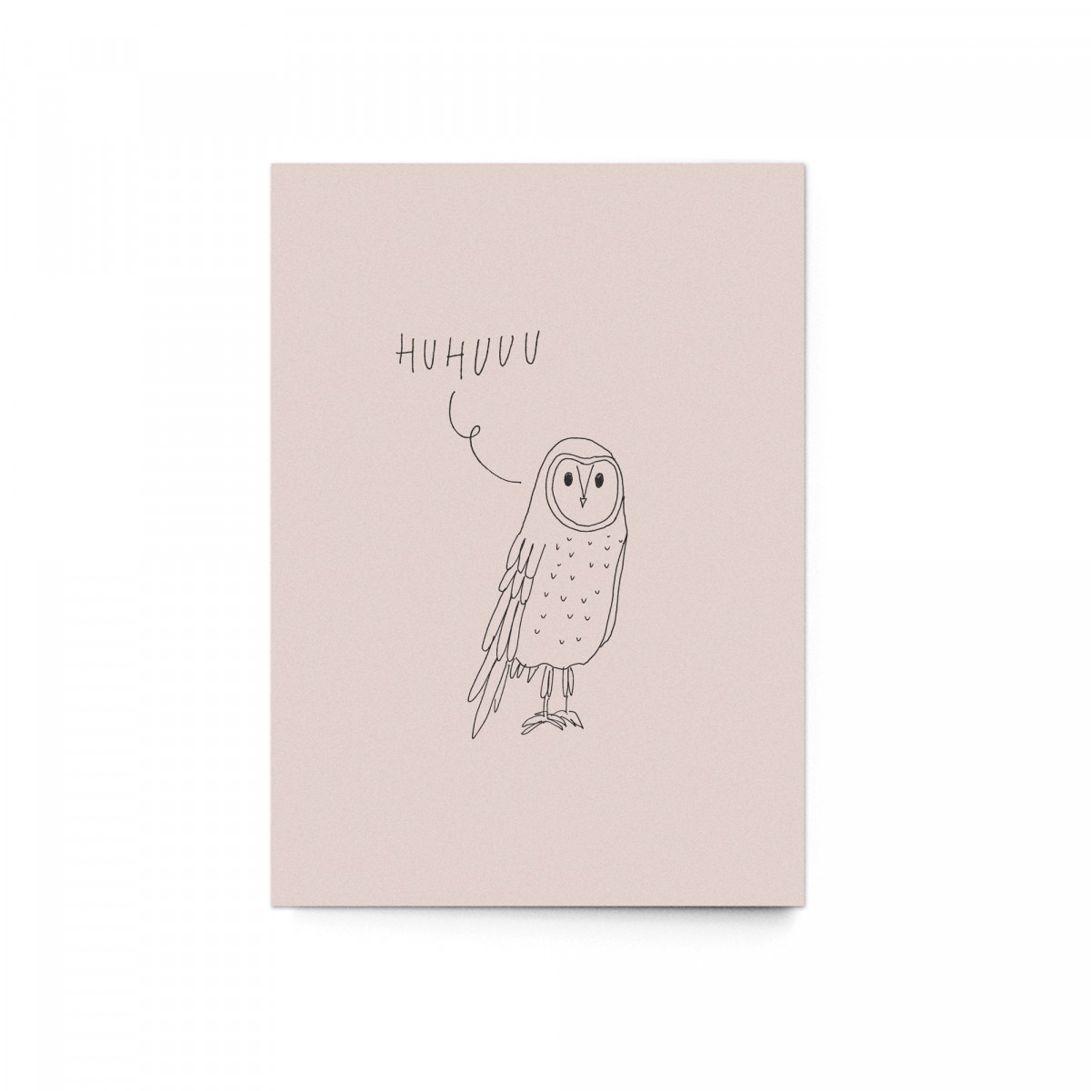 sonst noch was? Postkarte "Huhuuu"