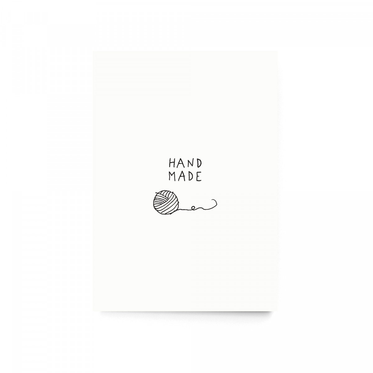 sonst noch was? Postkarte "Handmade"