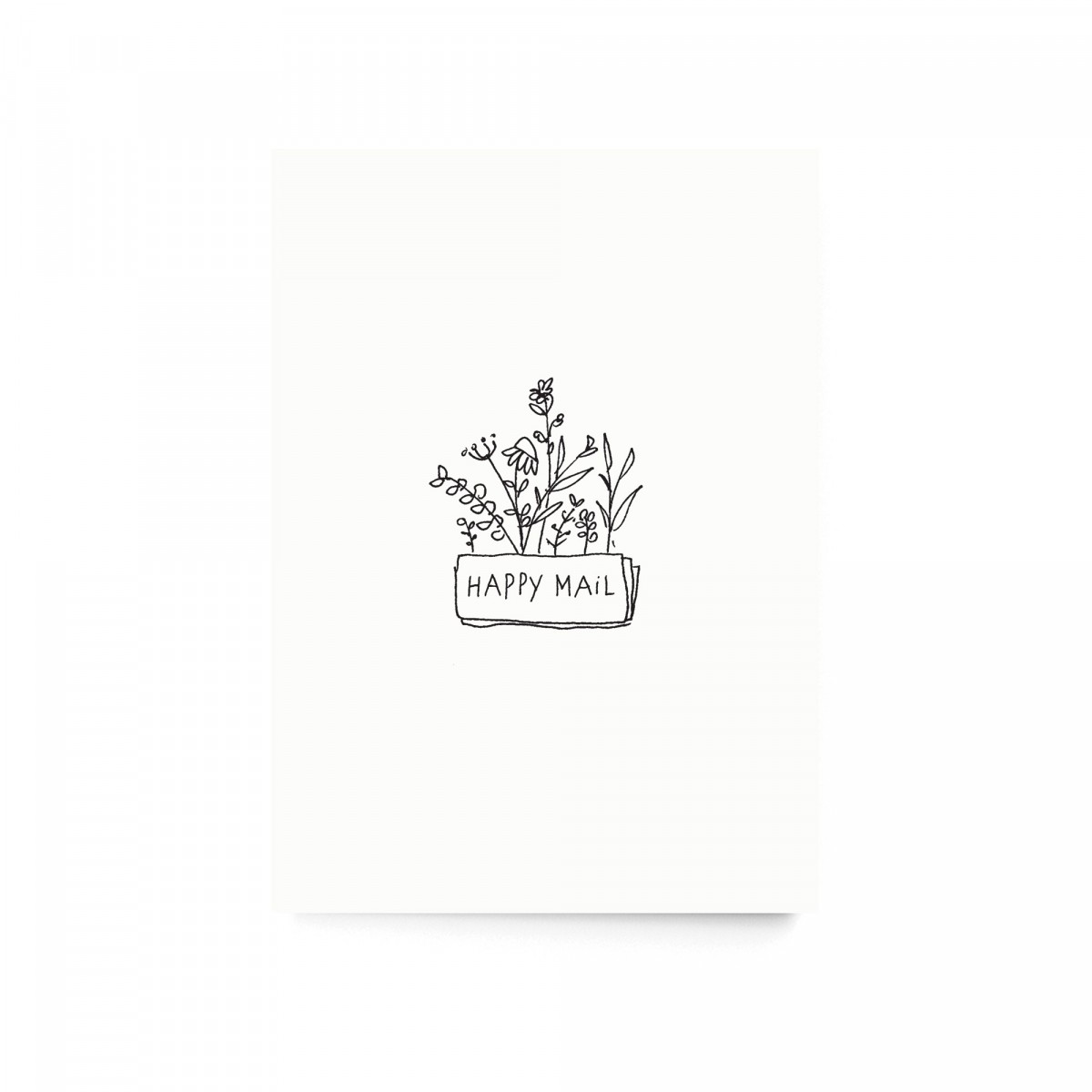 sonst noch was? Postkarte "Happy Mail"