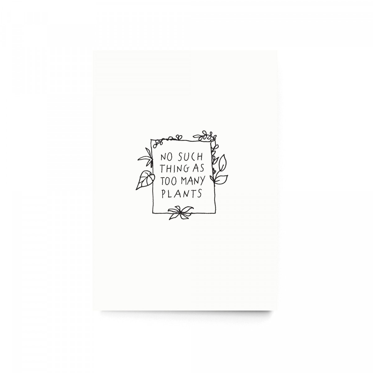 sonst noch was? Postkarte "Plant Lady"