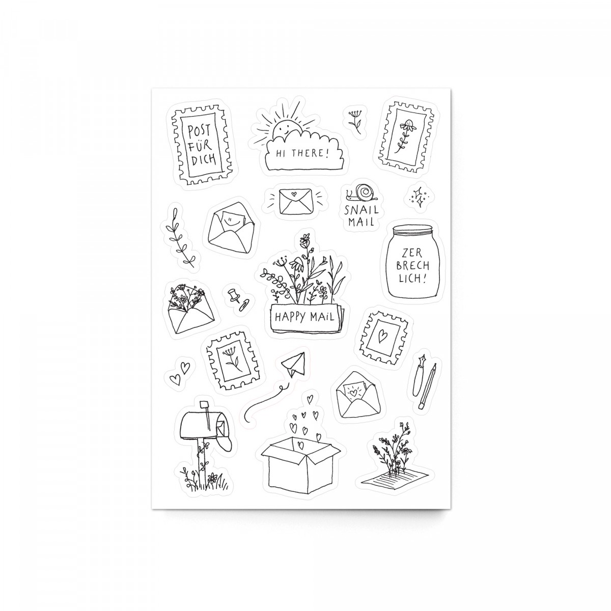 sonst noch was? Stickerbogen A6 “You’ve got Mail” 