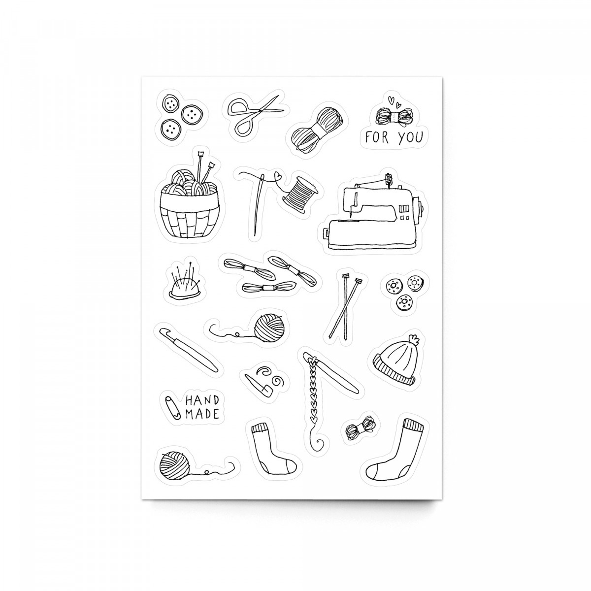 sonst noch was? Stickerbogen A6 “Handmade” 