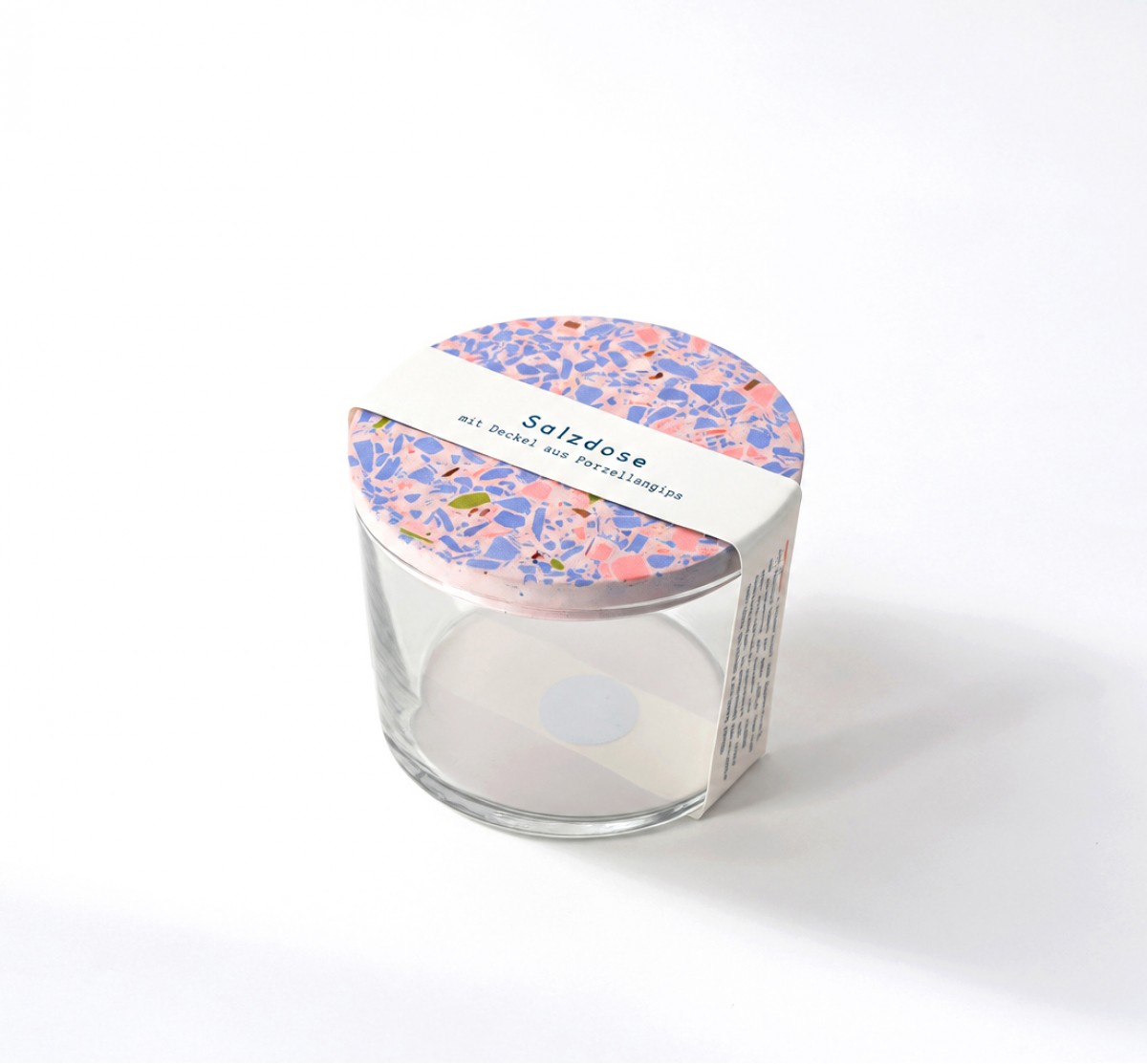 Salzdose / Rosa-Blau / 220ml / objet vague

