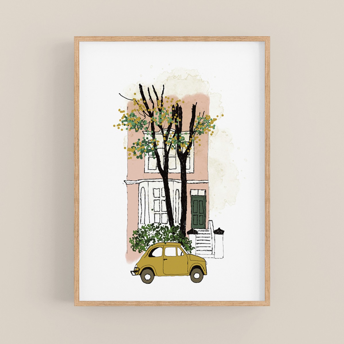 hasenkinder - Poster "cozy home"DIN A4
