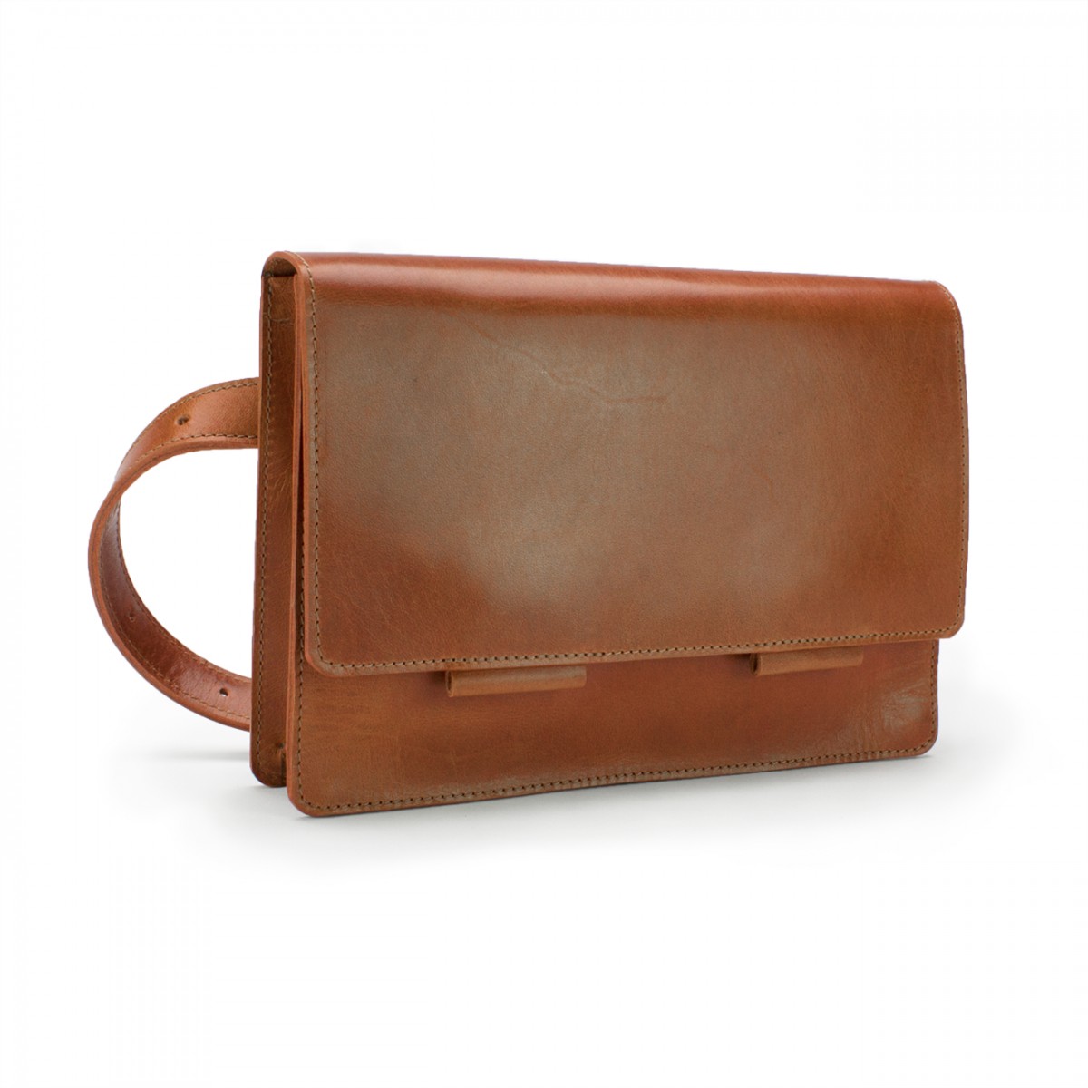TVINDE Beltbag | glossy cognac - SARAH JOHANN
