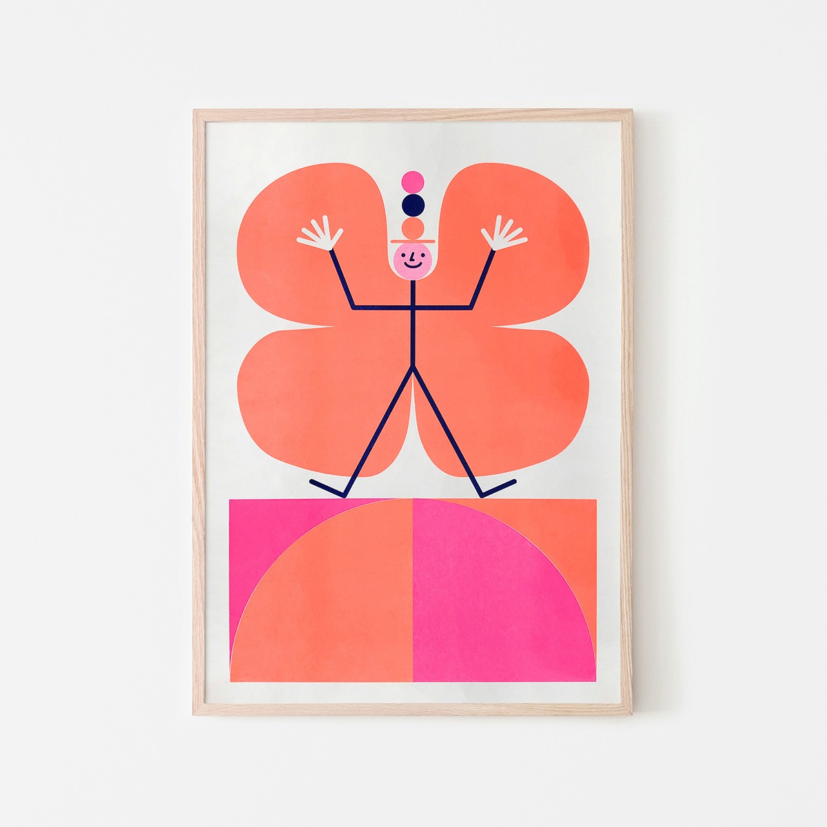 stefanizen Schmetterling — Riso Print A3