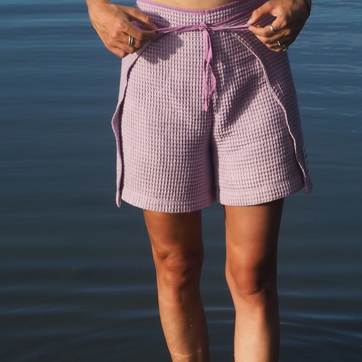 We Make Patterns - Wickelshorts Lila