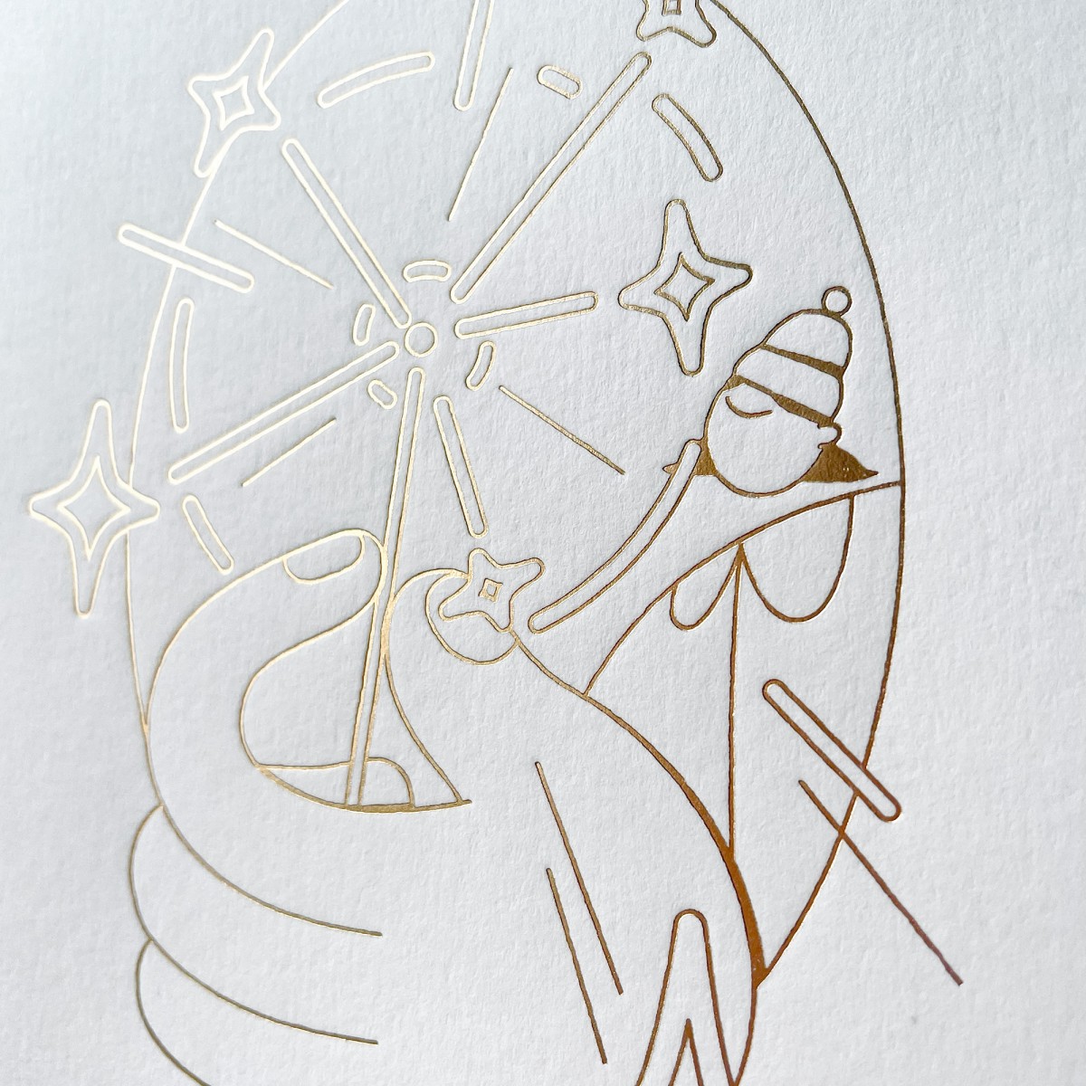 Anne Albert – Letterpress-Karte – Sparkle –A6