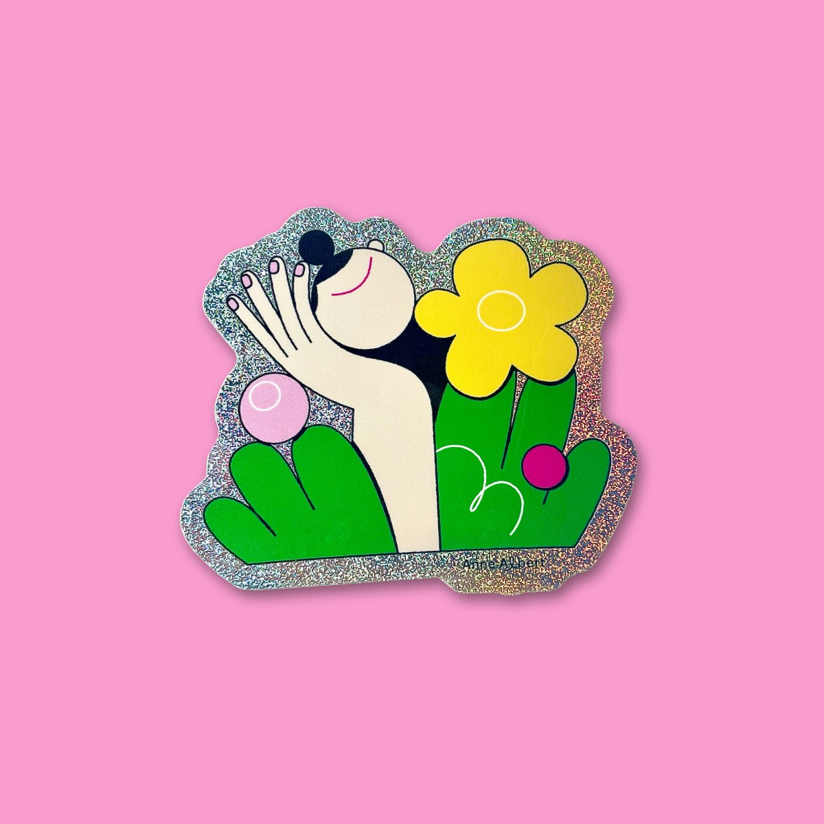 Anne Albert – Sticker – Flowers