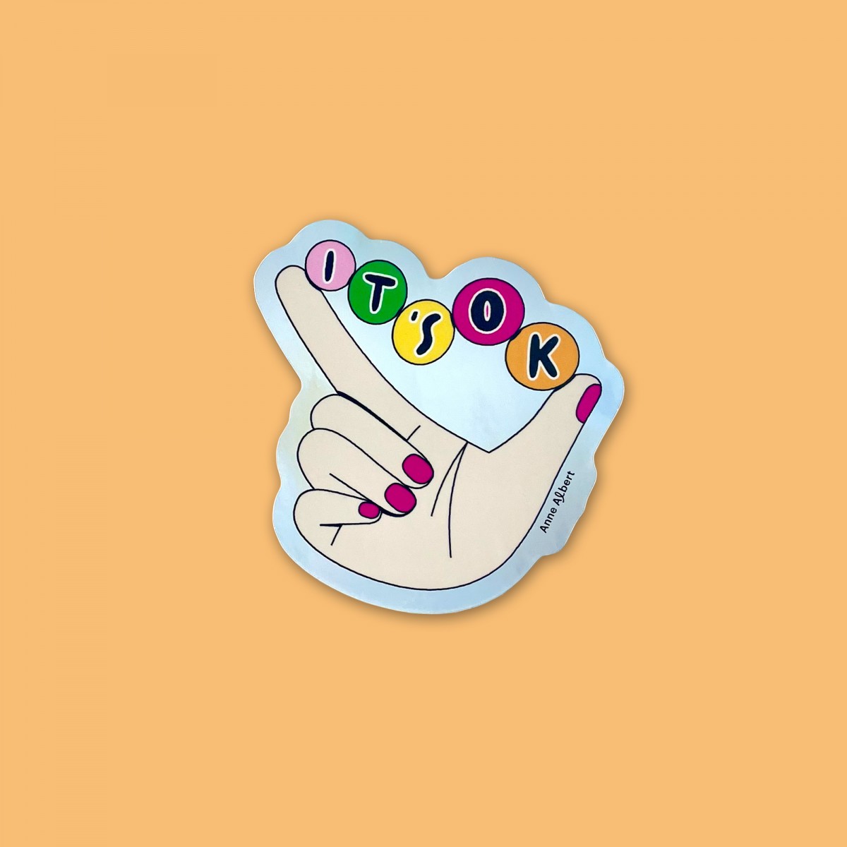 Anne Albert – Sticker – OK