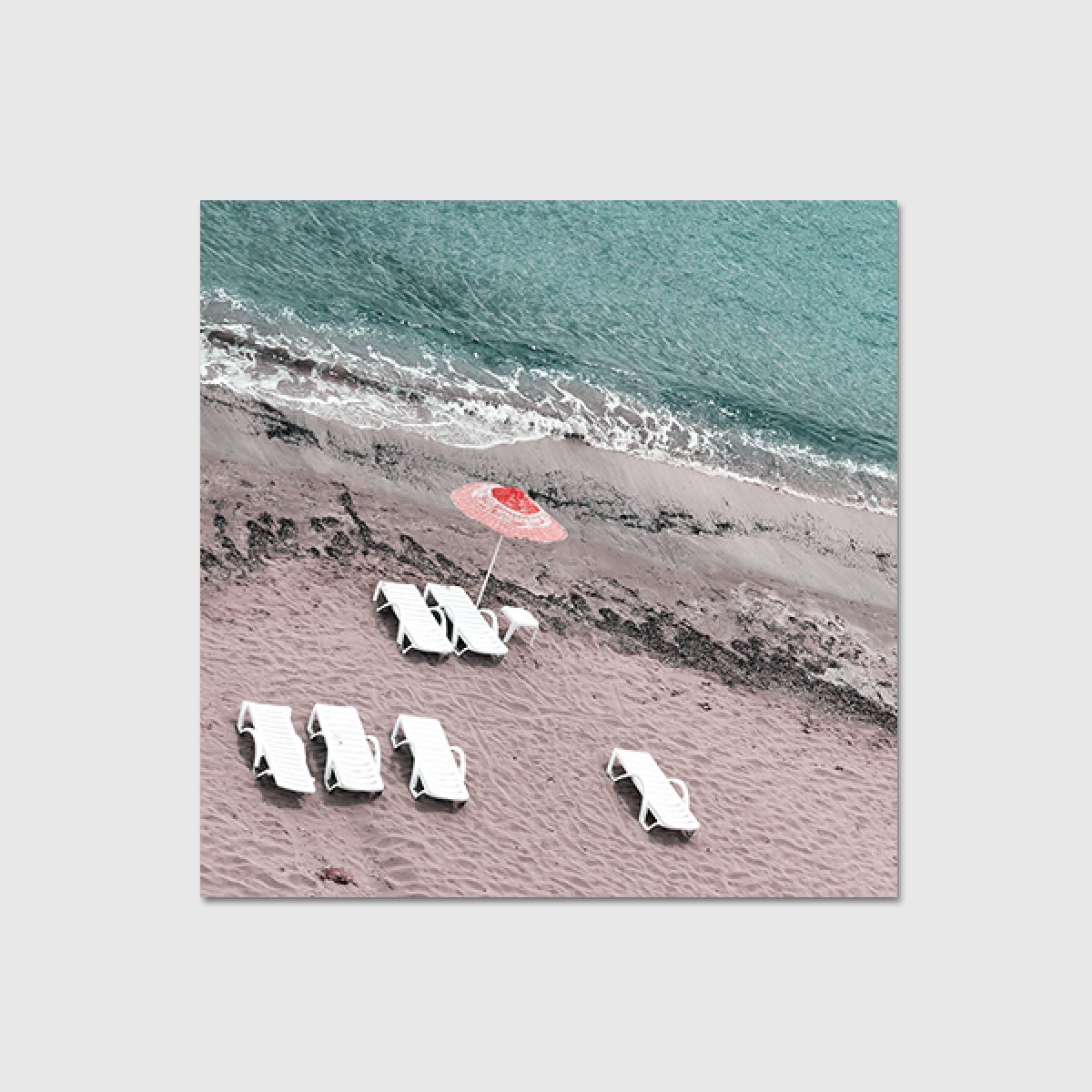 ZEITLOOPS "Strandliegen", Poster