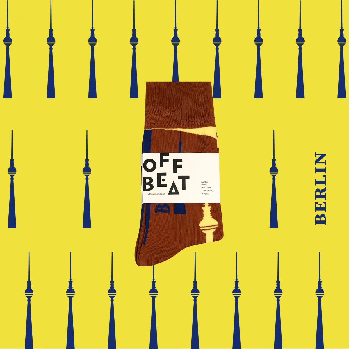 Berlin Fernsehenturm Socken von Offbeat