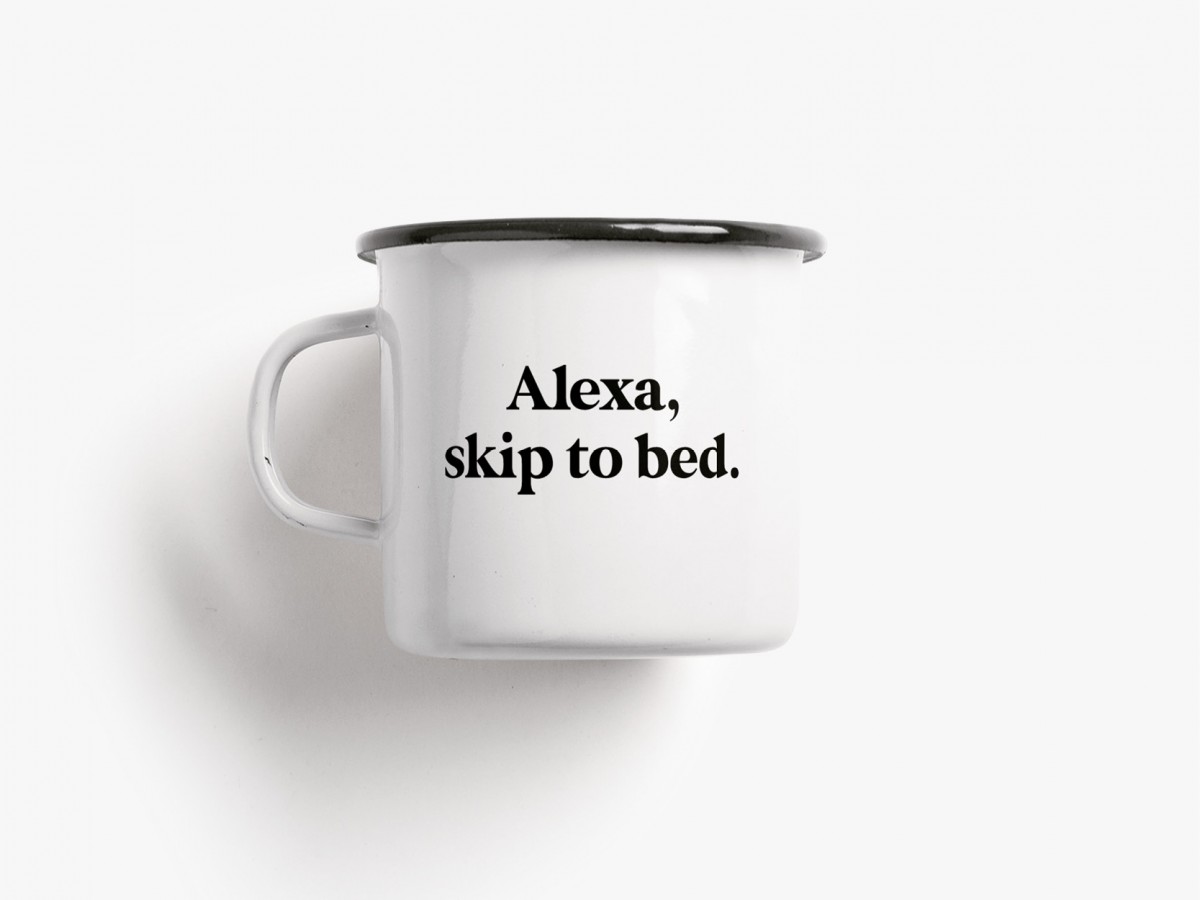 typealive / Emaillebecher Tasse / Alexa