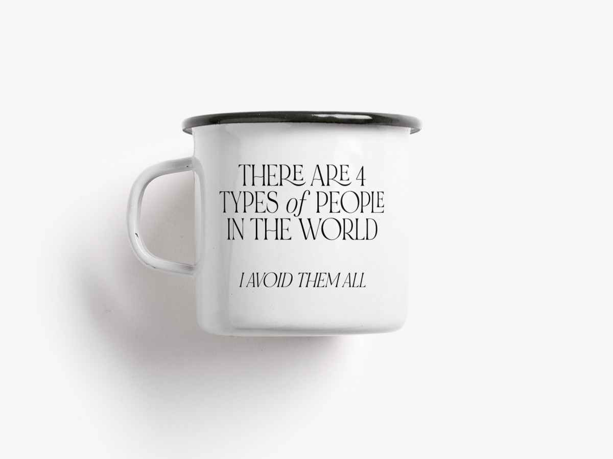 typealive / Emaillebecher Tasse / Avoid