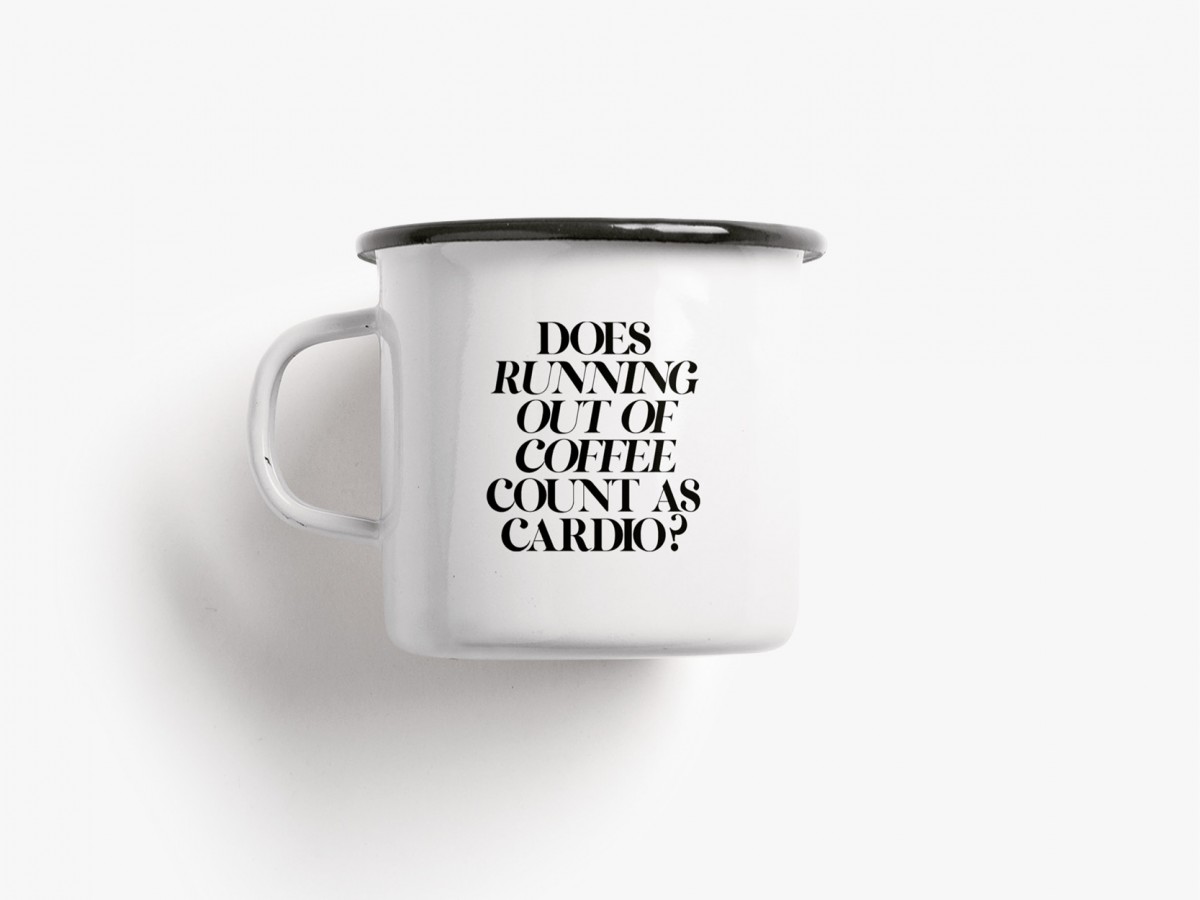 typealive / Emaillebecher Tasse / Cardio