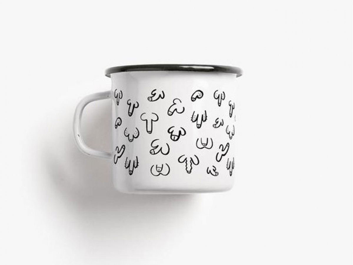 typealive / Emaillebecher Tasse / DICKe Freunde