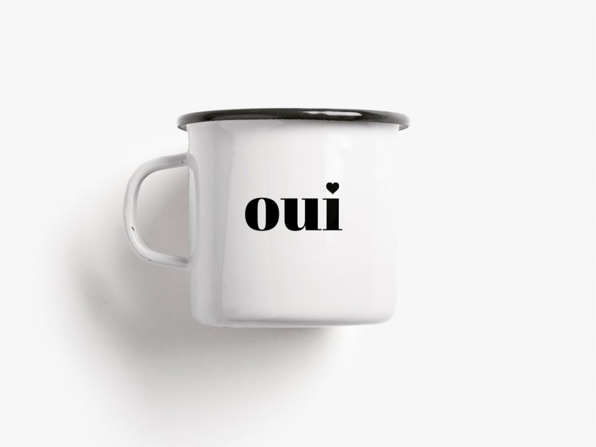 typealive / Emaillebecher Tasse / Qui Non