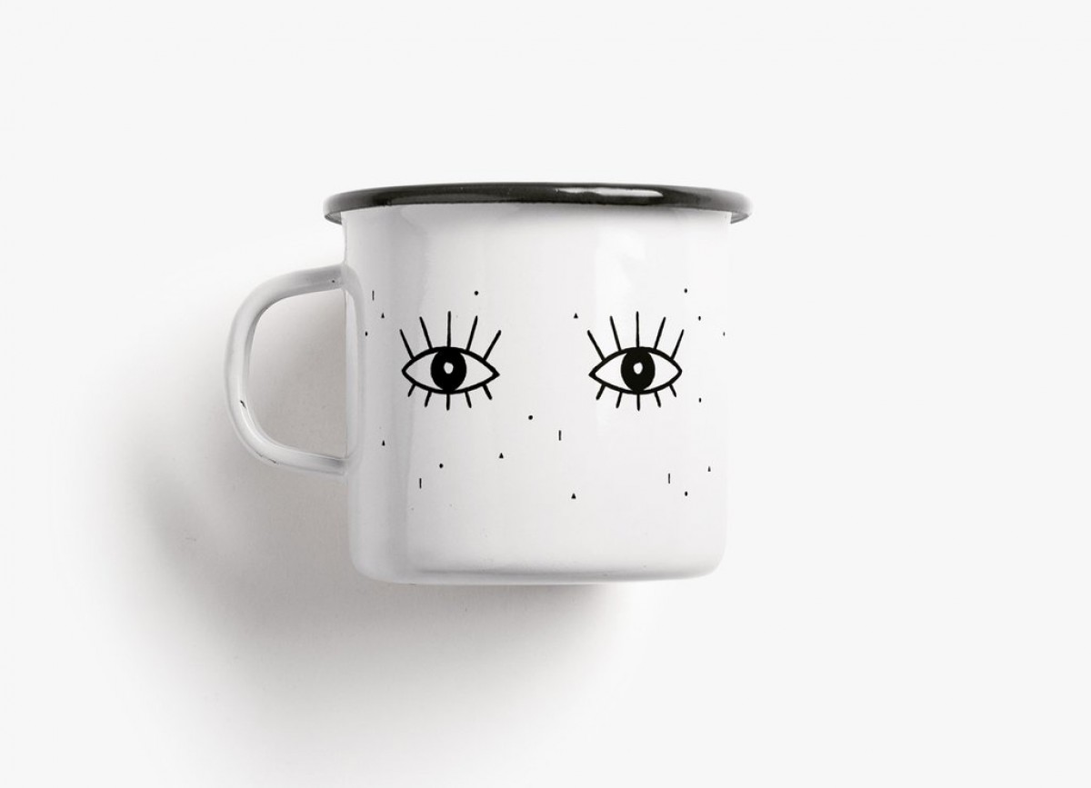 typealive / Emaillebecher Tasse / Smunday