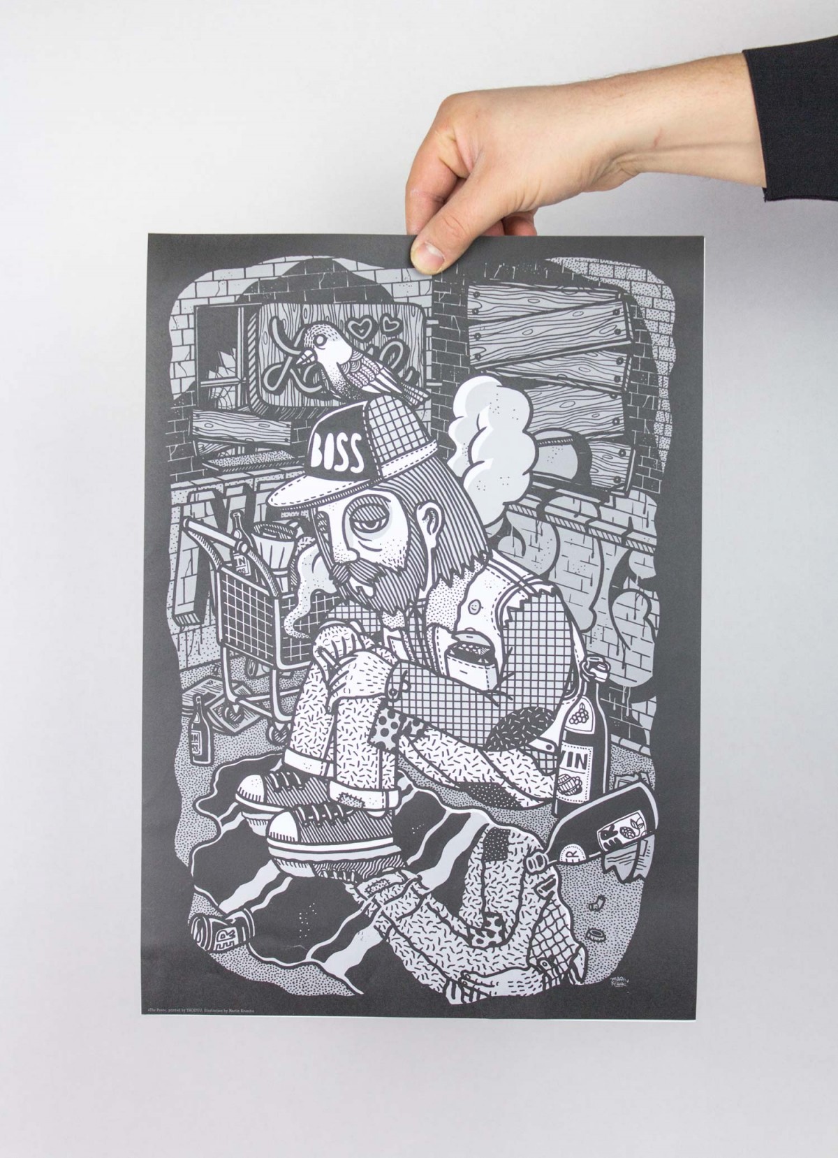 Martin Krusche - Poster »The Poor« DIN A3