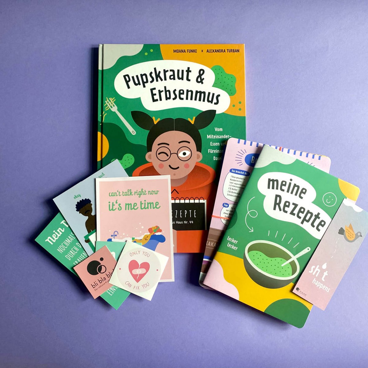 bli bla blub Verlag Kinderbuch Pupskraut & Erbsenmus mit vielen tollen Extras