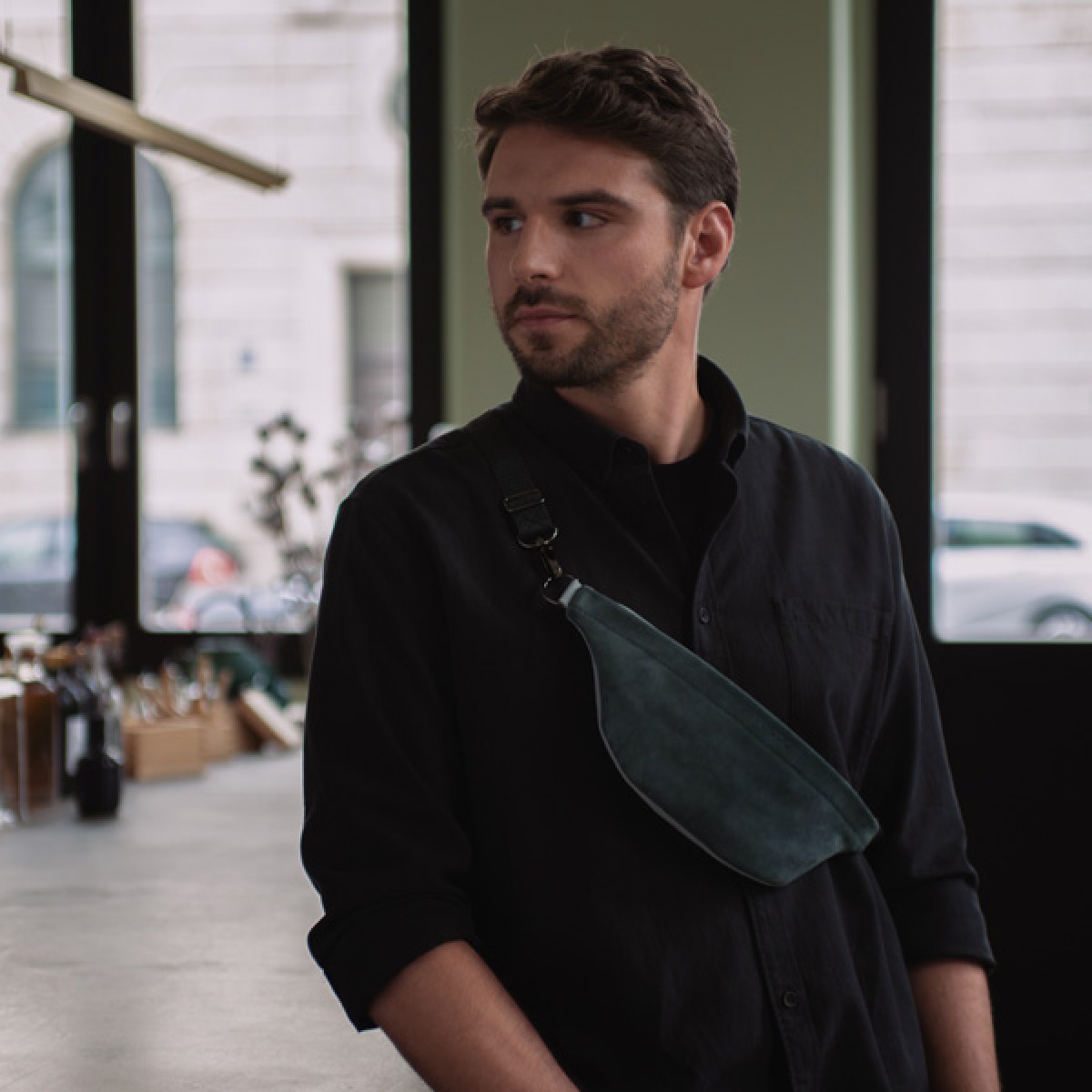 VANOOK – Bauchtasche mit InnentascheTeal