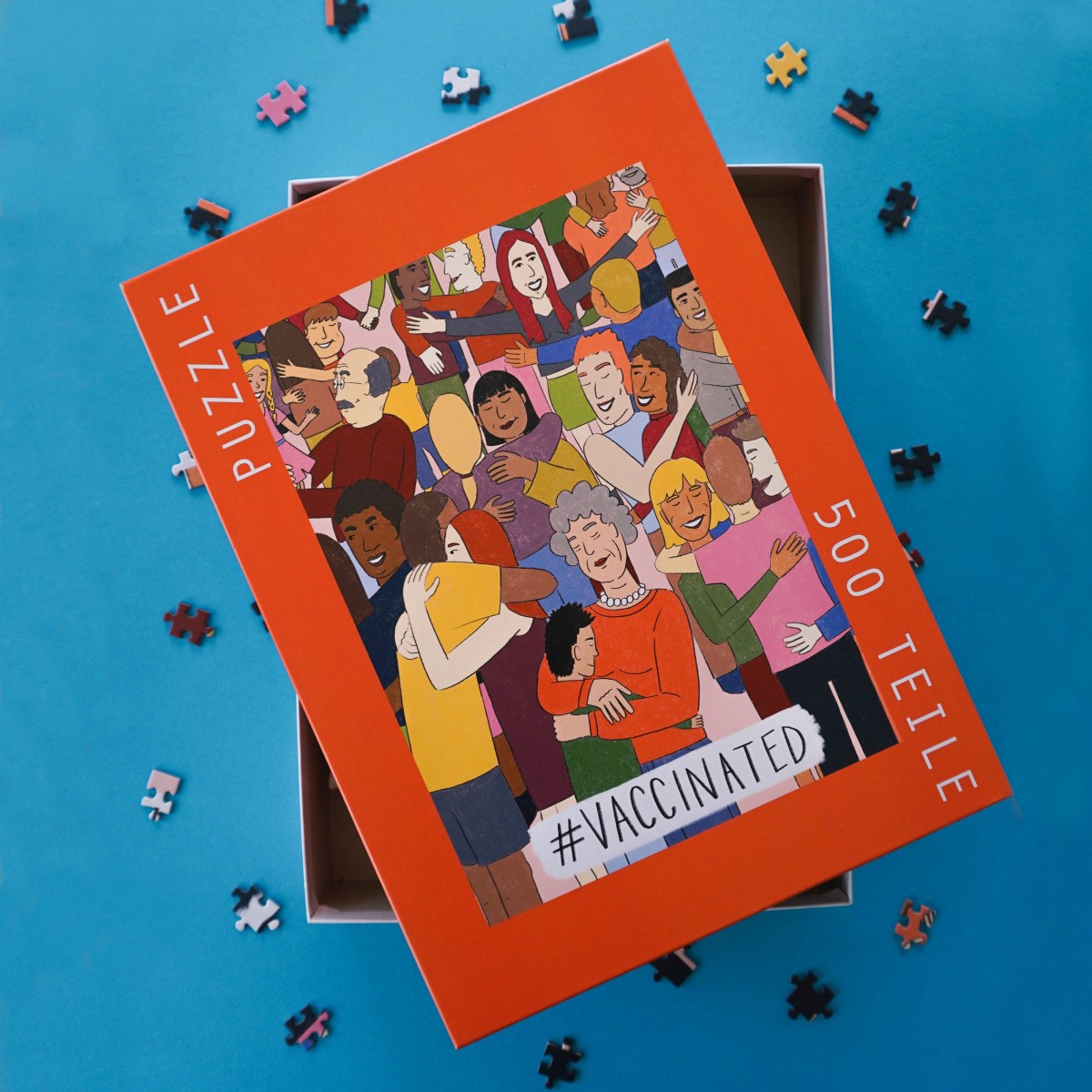 Das Puzzle Kollektiv - Puzzle #VACCINATED 1000 Teile
