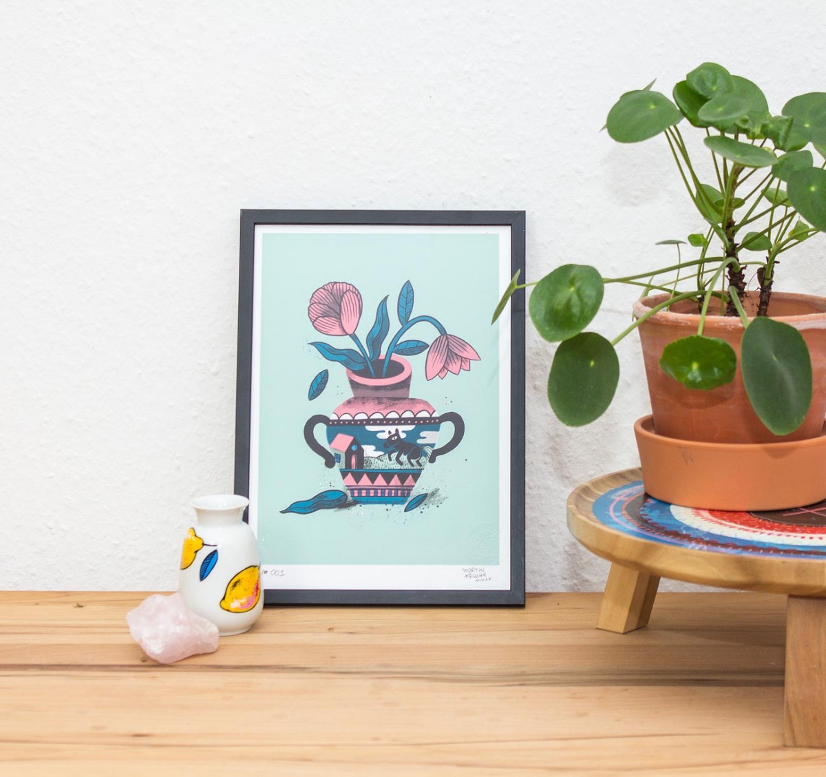 Martin Krusche - Fineartprint »Vase« DIN A4