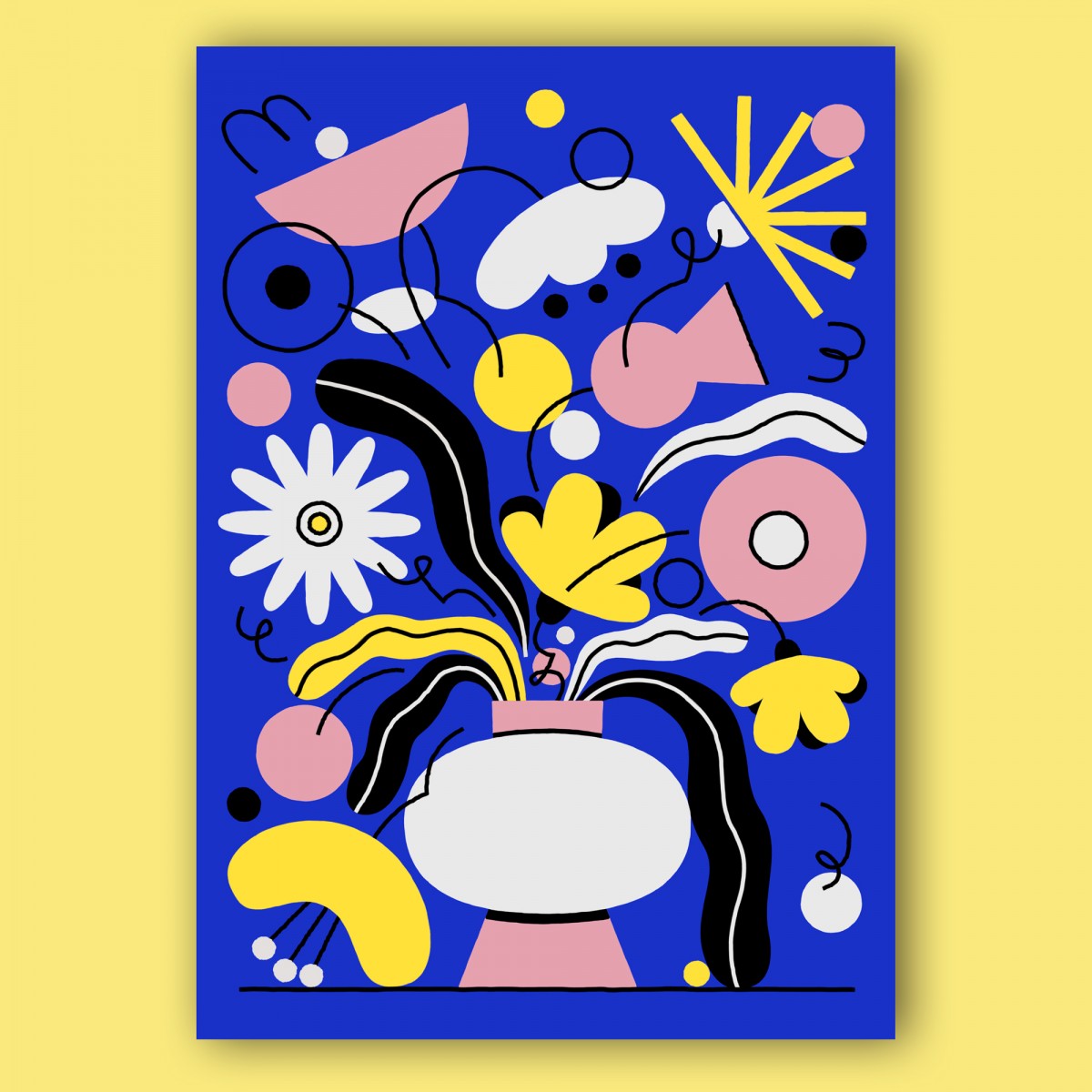 Anne Albert – Bouquet – Siebdruck – 59,4 x 84,1 (A1)