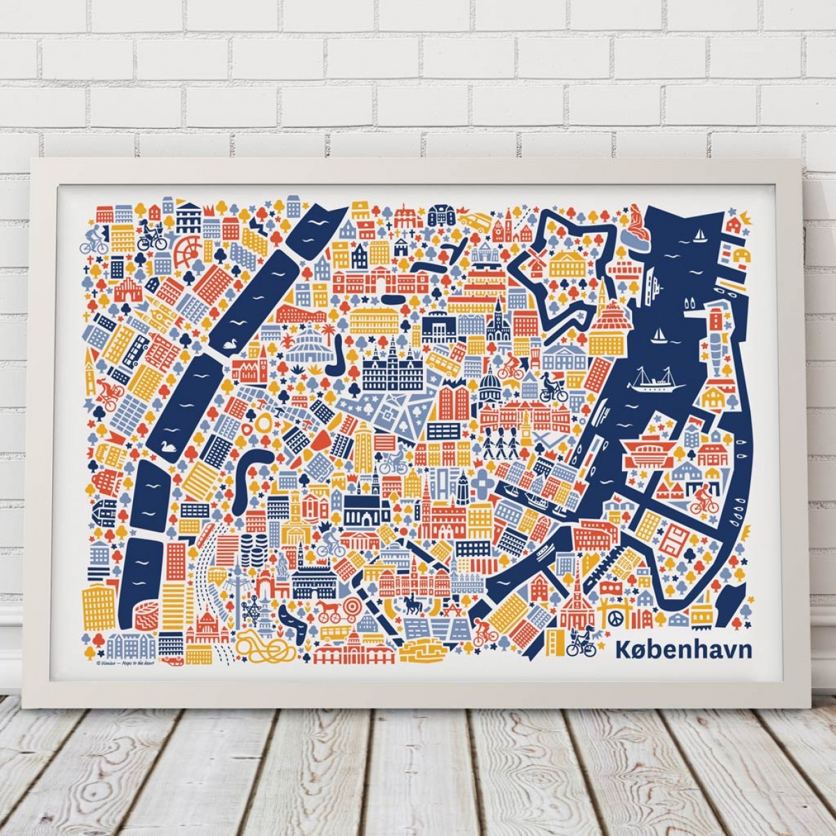 Vianina Kopenhagen Poster 50x70