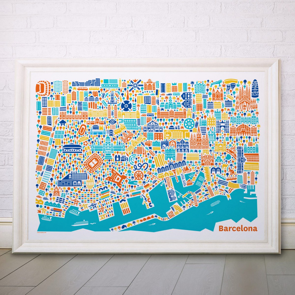 Vianina Barcelona Poster 70 x 50