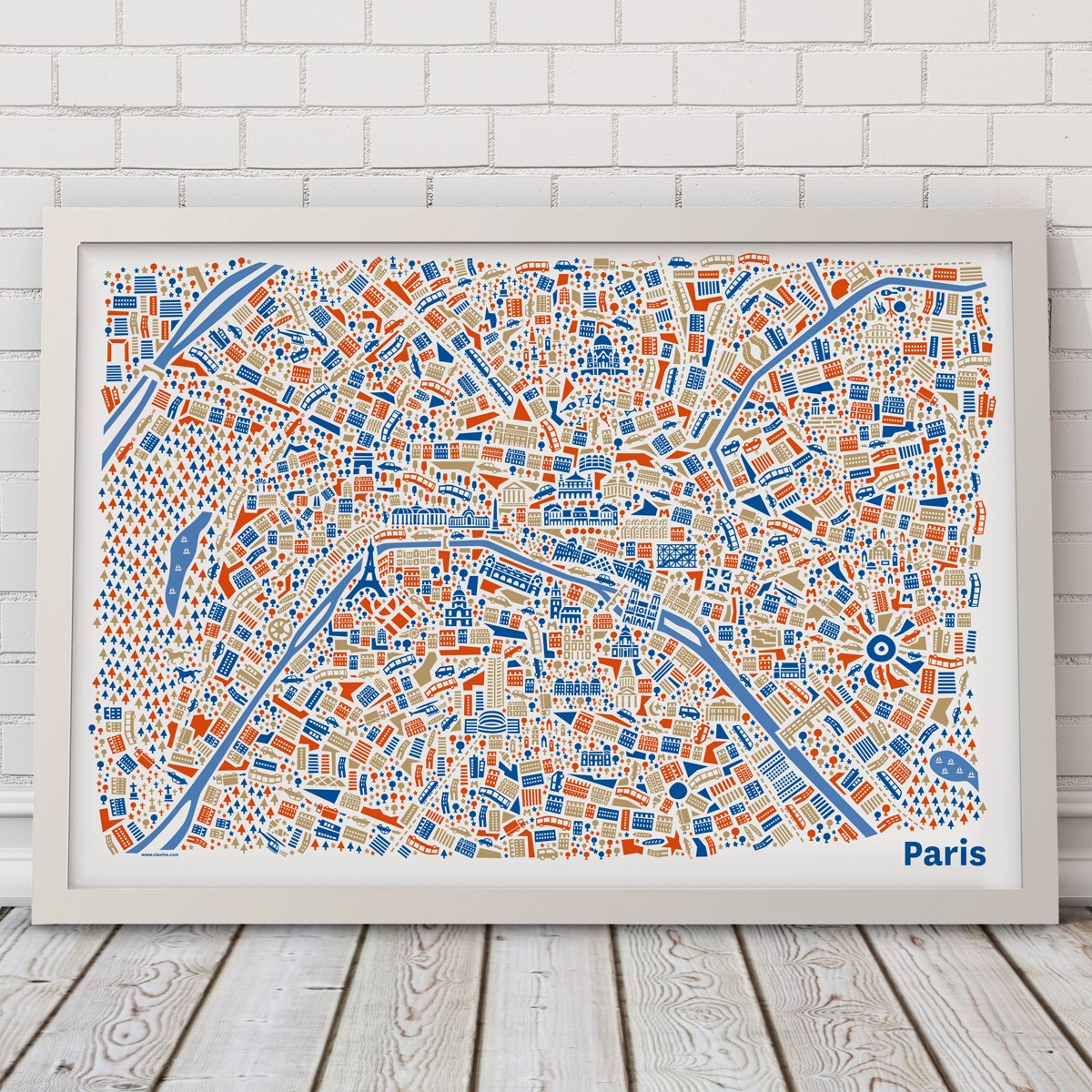 Vianina Paris Poster 70 x 50