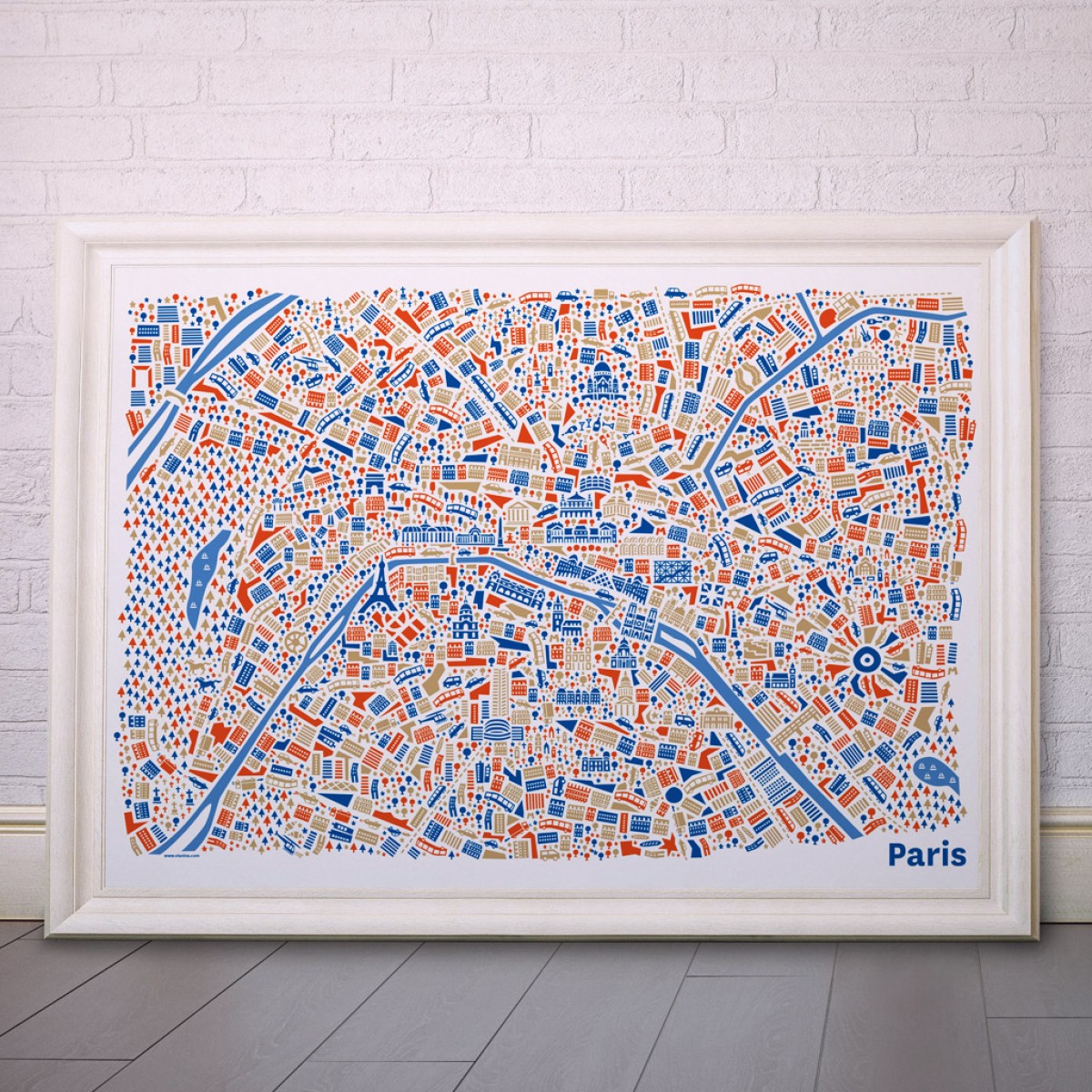 Vianina Paris Poster 100 x 70