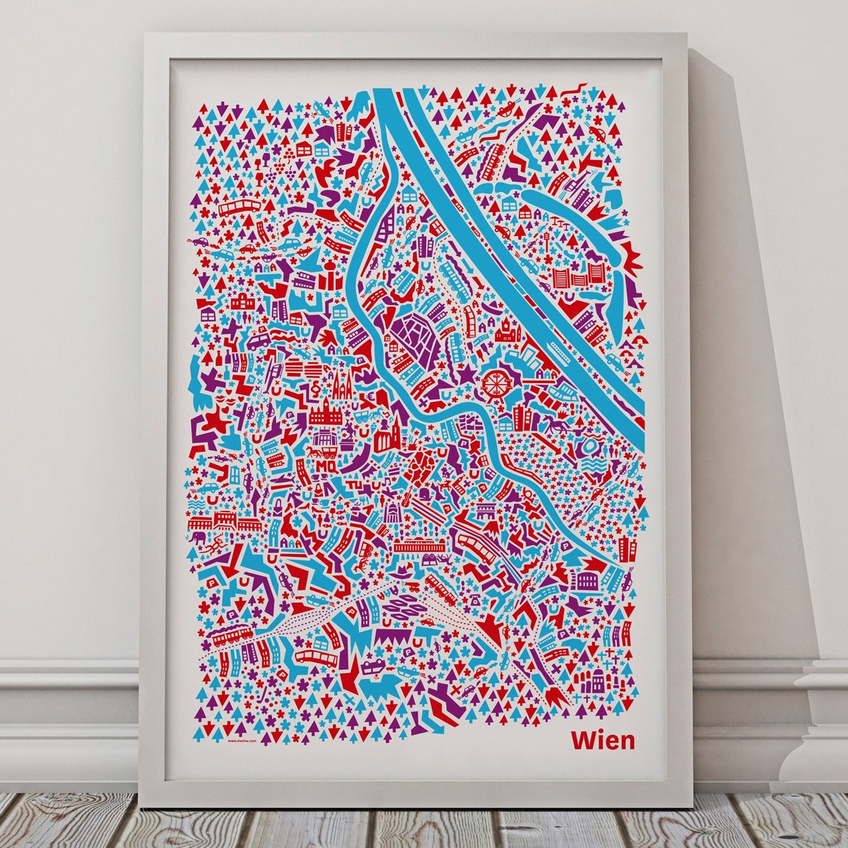 Vianina Wien Poster 50 x 70