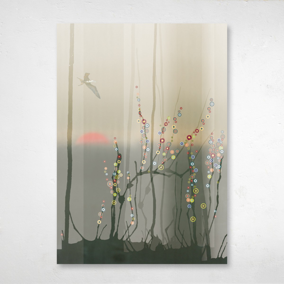 Amy & Kurt Berlin A2 Aludibond-Wandbild "Forest"