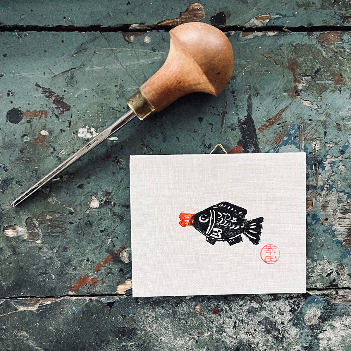 Soy Sauce Fish Bottle
Linoldruck von papelami