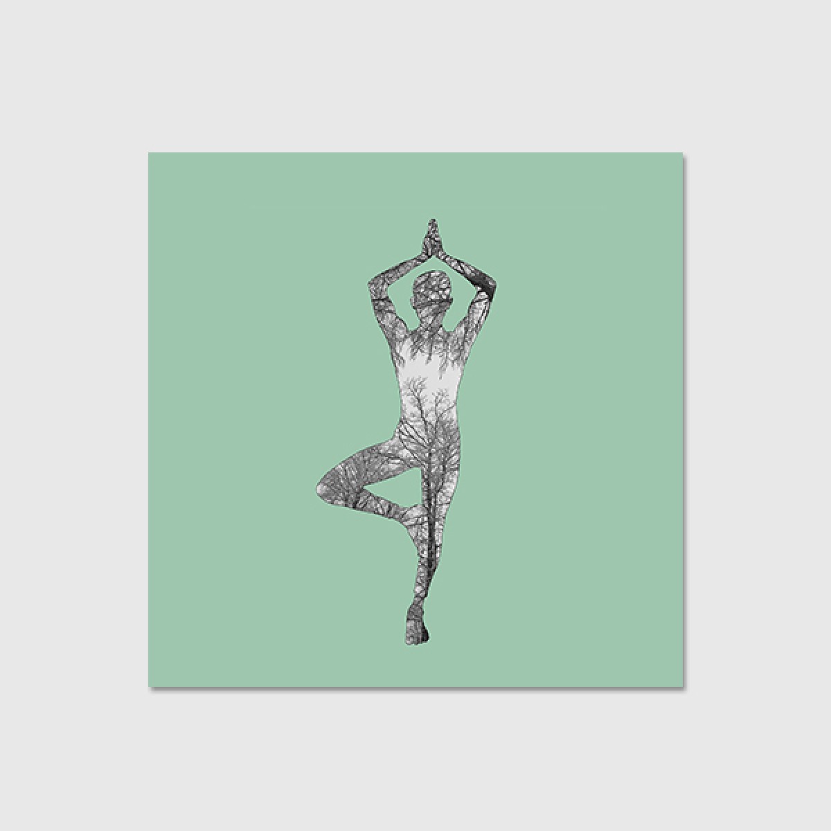 ZEITLOOPS "Yoga Tree", Poster