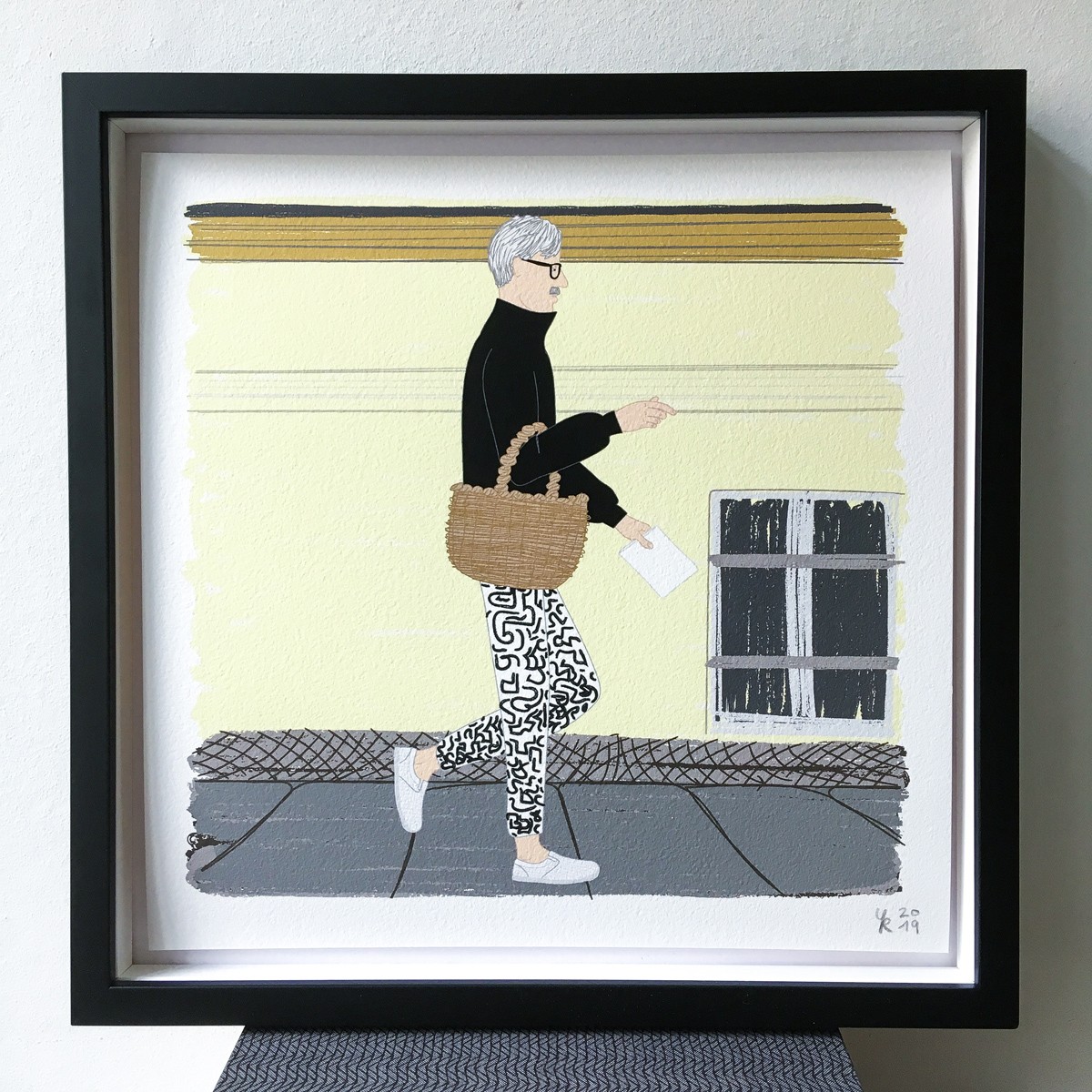 Neighbour Series „Neighbour No. 30“ – Giclée-Druck, Format 28 x 28 cm 