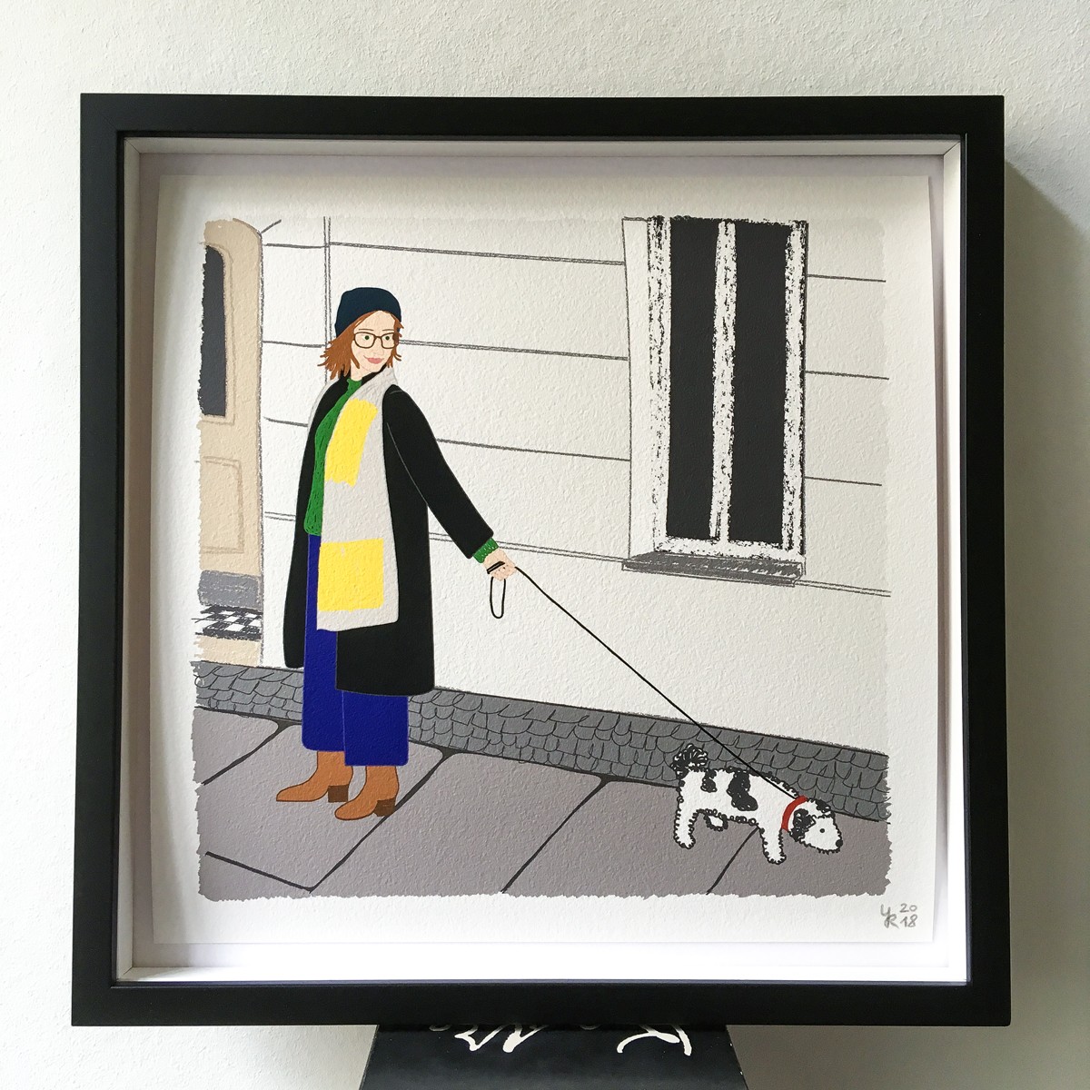 Neighbour Series „Neighbour No. 6“ – Giclée-Druck, Format 28 x 28 cm 