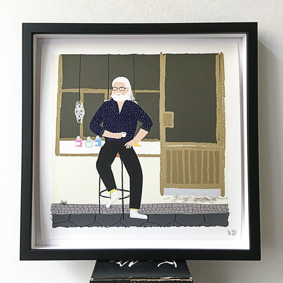 Neighbour Series „Neighbour No. 7“ – Giclée-Druck, Format 28 x 28 cm 