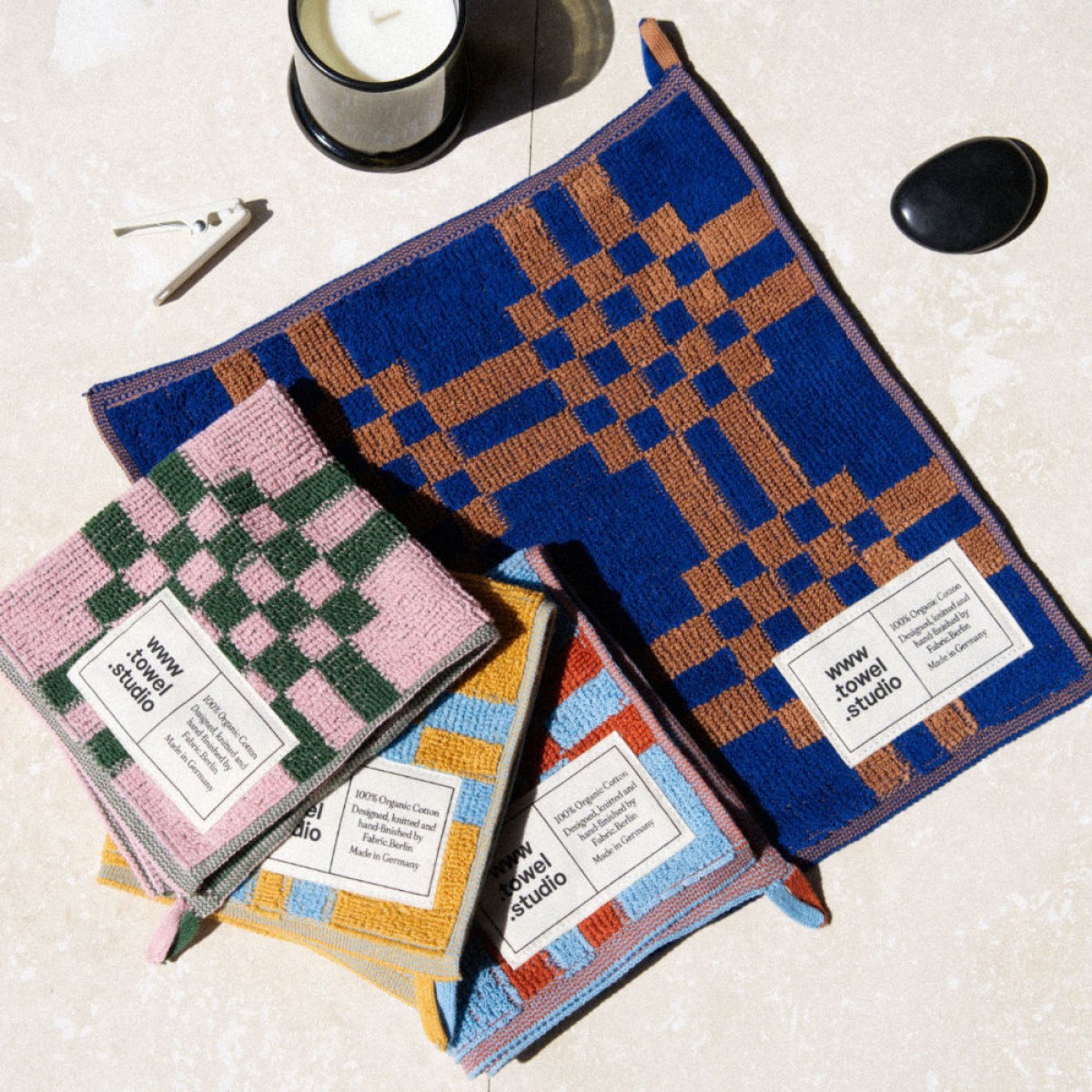 Towel.Studio | Weave Waschlappen 4er Set | Towel.Studio